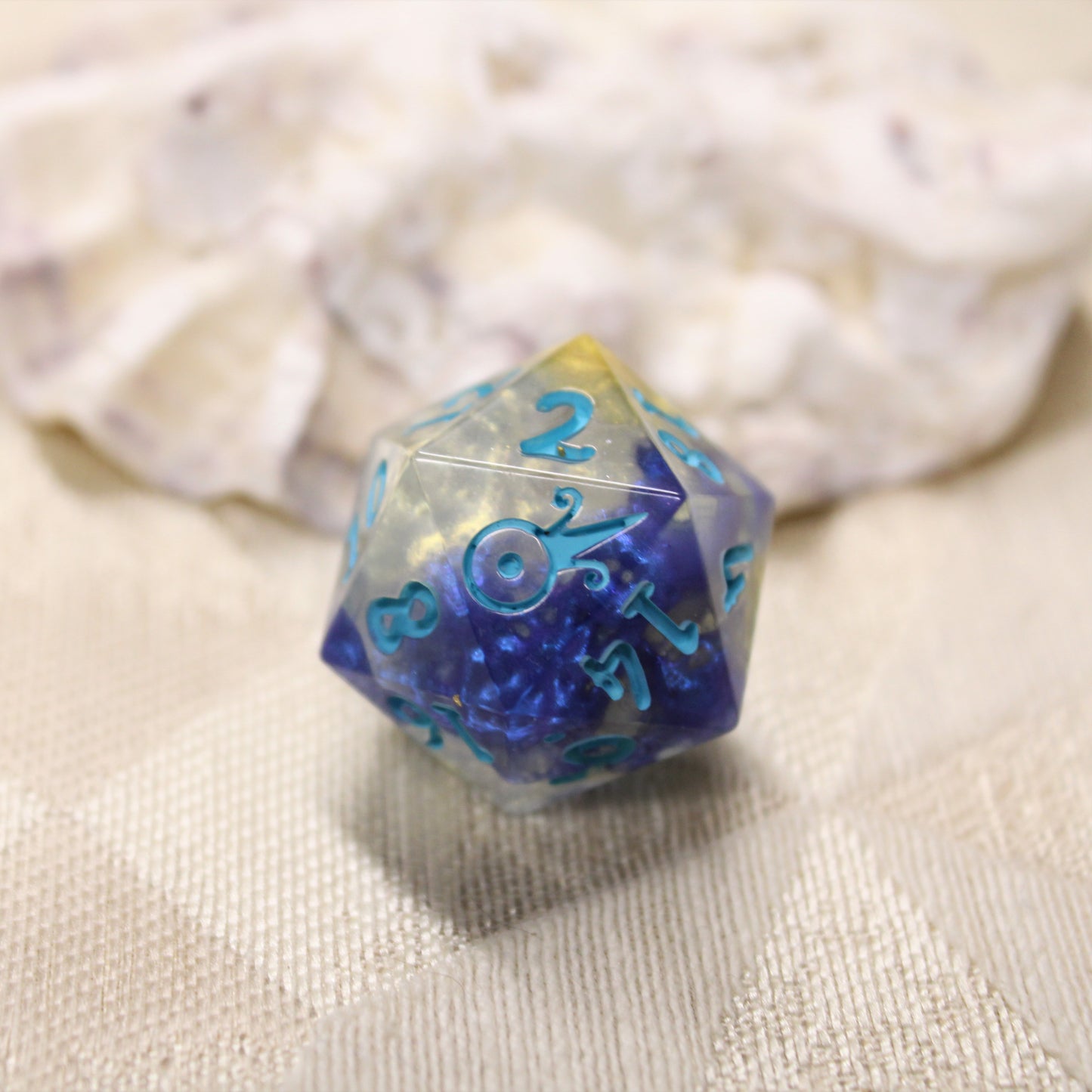 Handmade Poseiden single d20