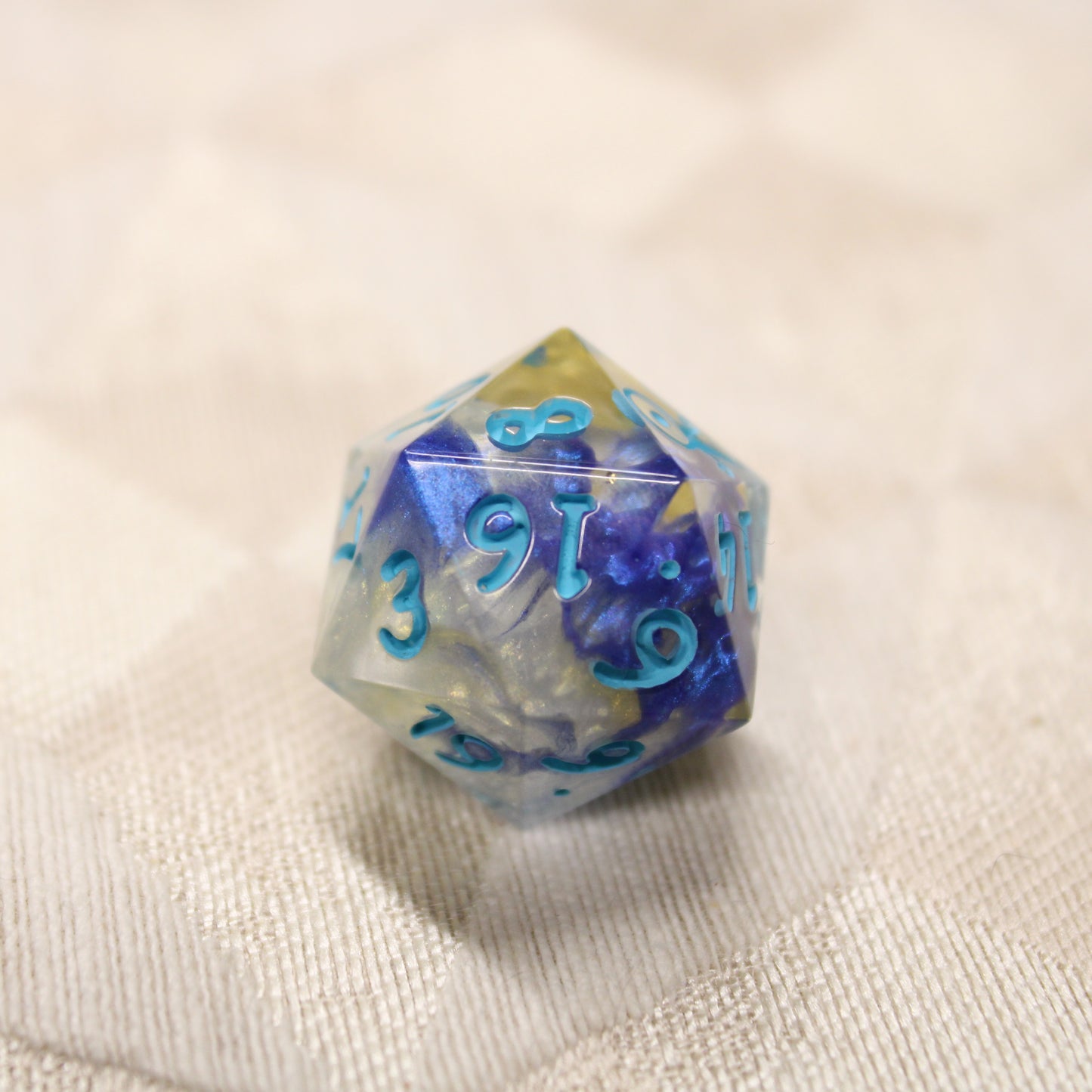 Handmade Poseiden single d20