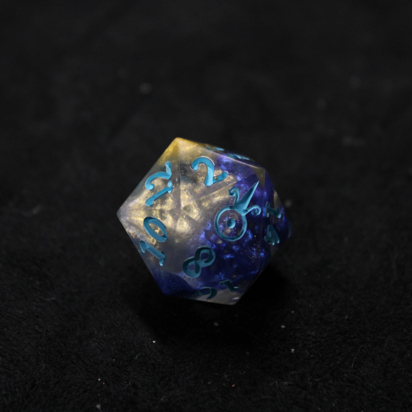 Handmade Poseiden single d20