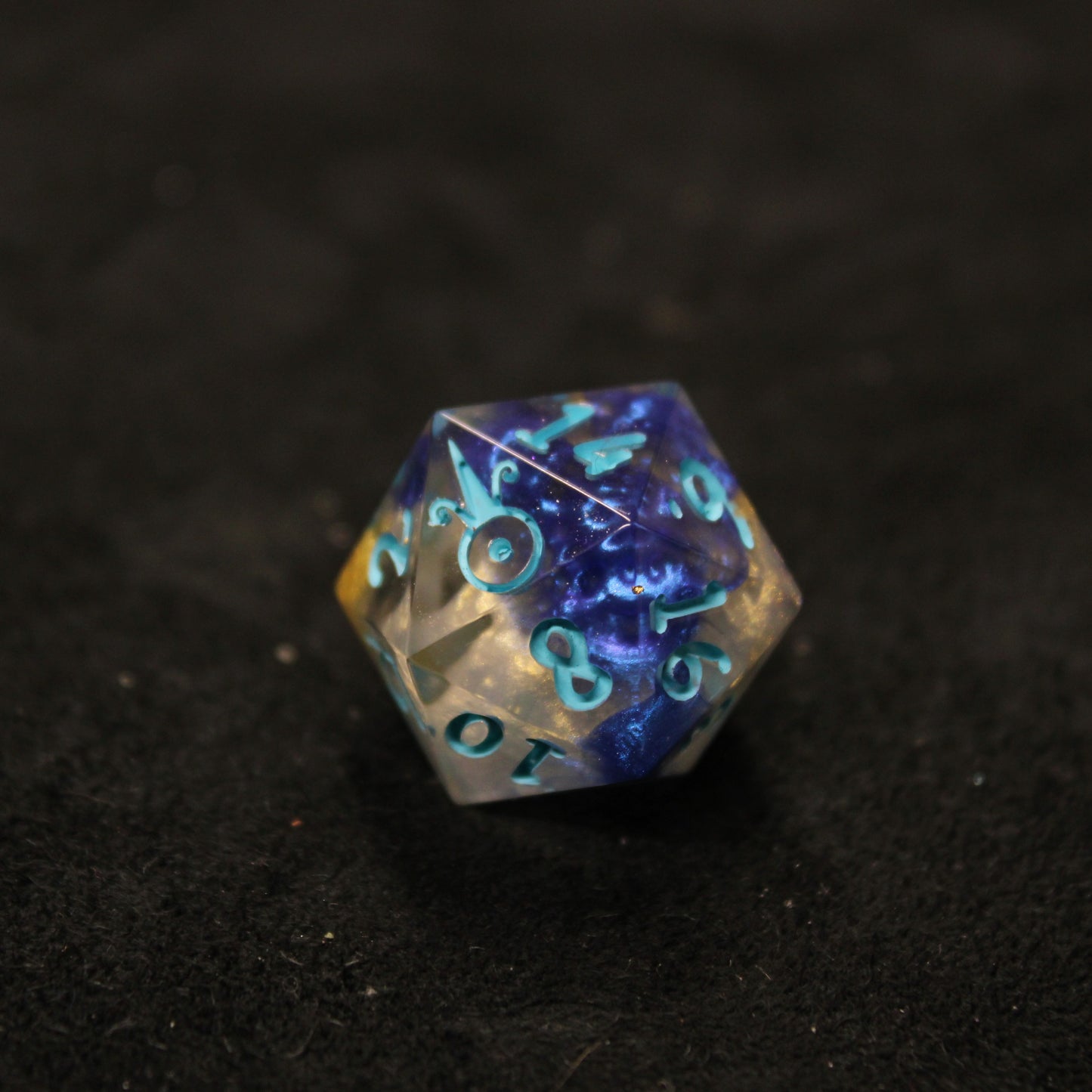 Handmade Poseiden single d20