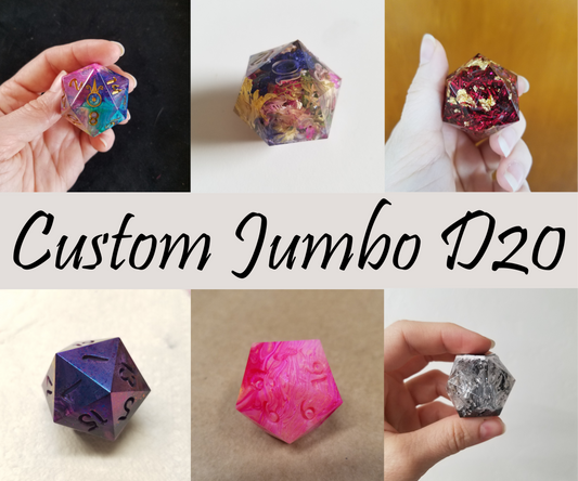 Custom Single Jumbo d20