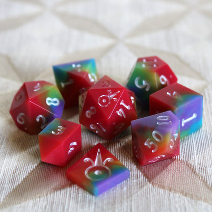 Handmade Heat Map Dice