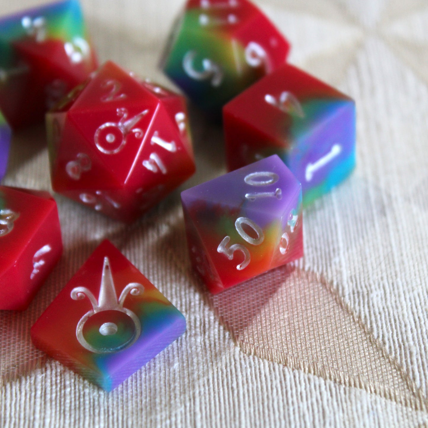 Handmade Heat Map Dice