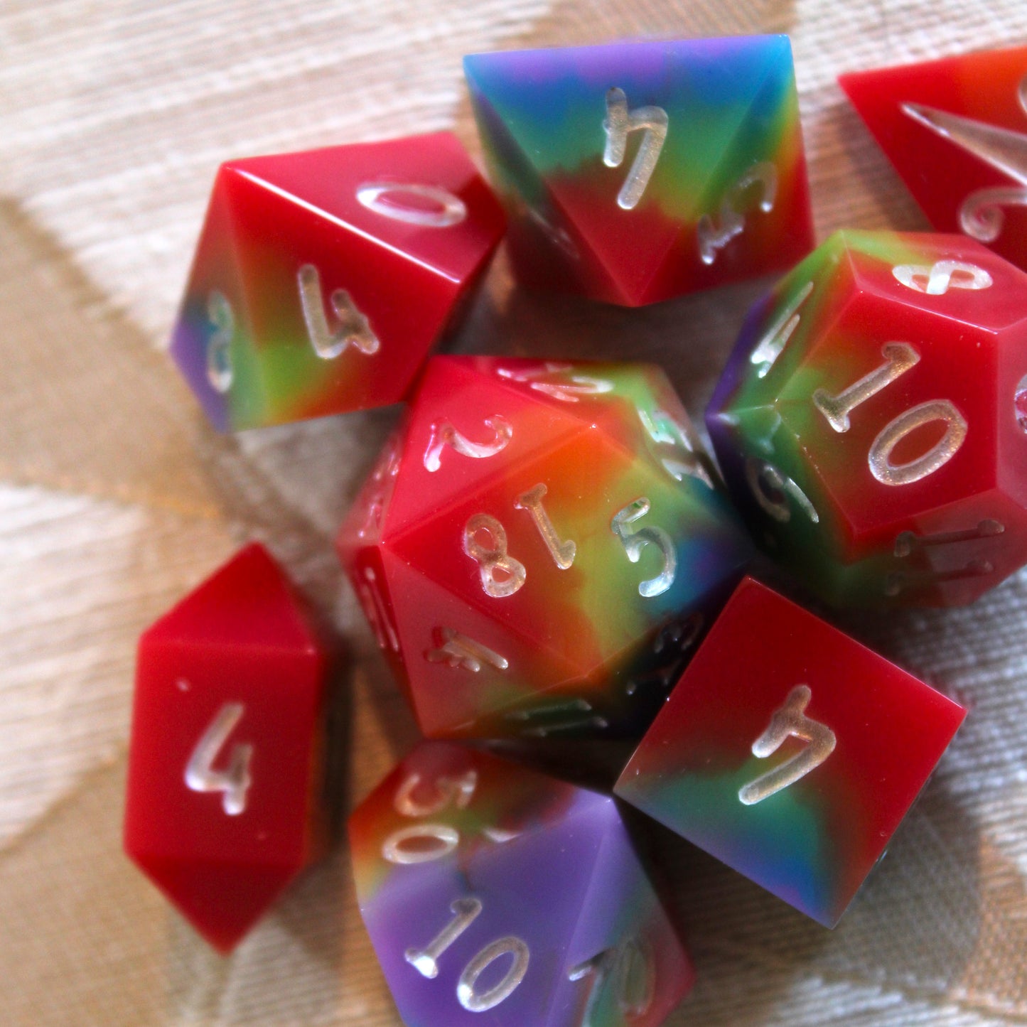 Handmade Heat Map Dice