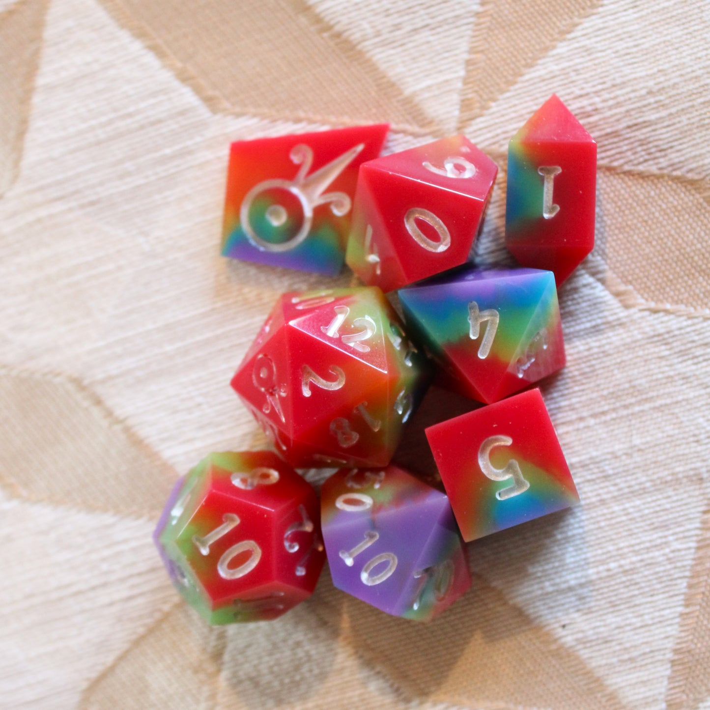 Handmade Heat Map Dice