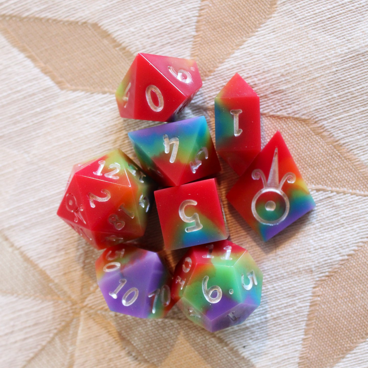 Handmade Heat Map Dice