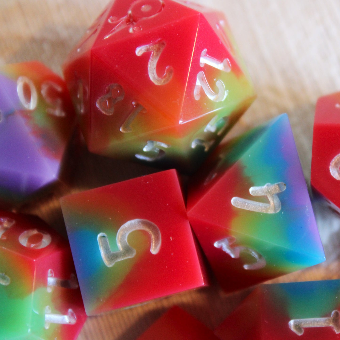 Handmade Heat Map Dice