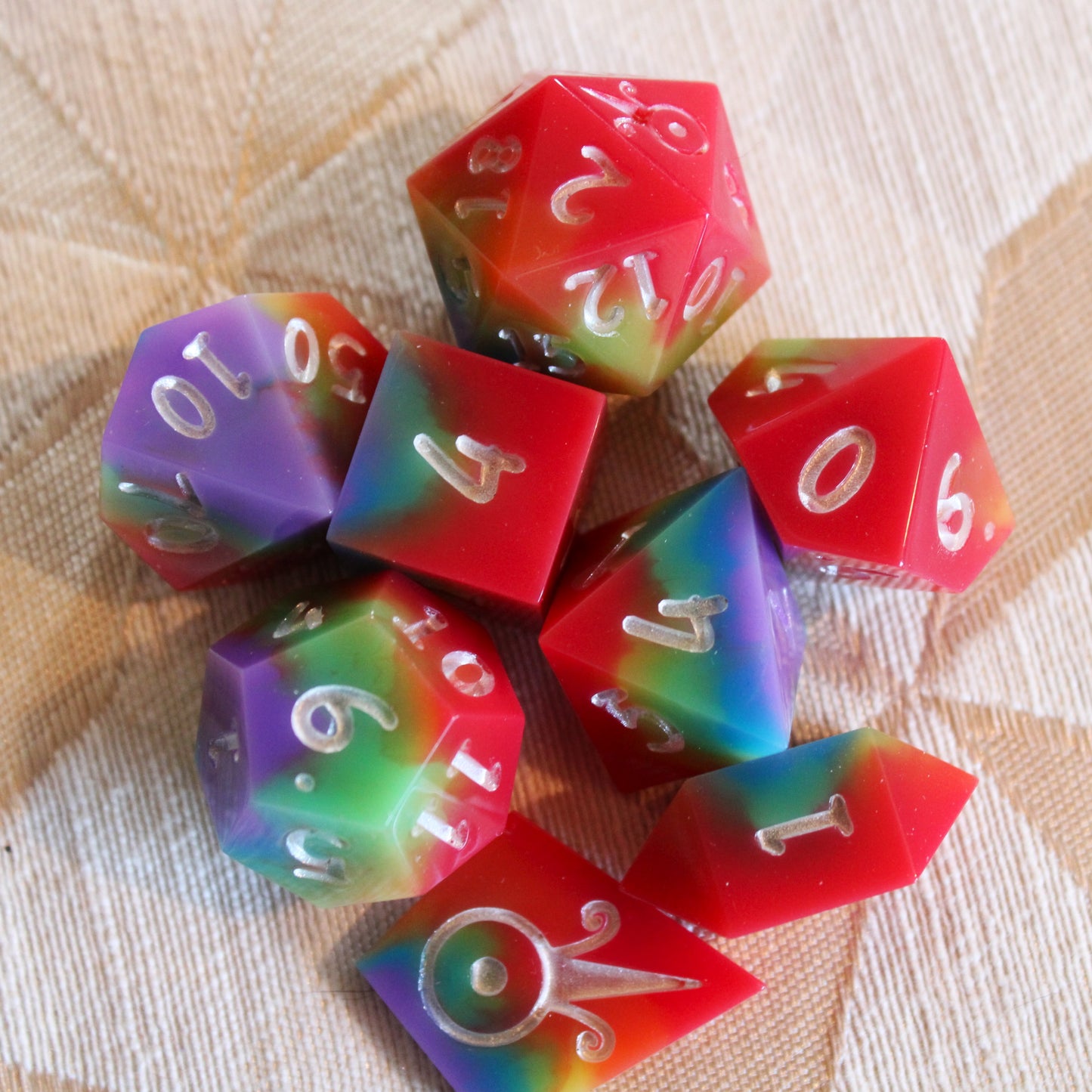 Handmade Heat Map Dice