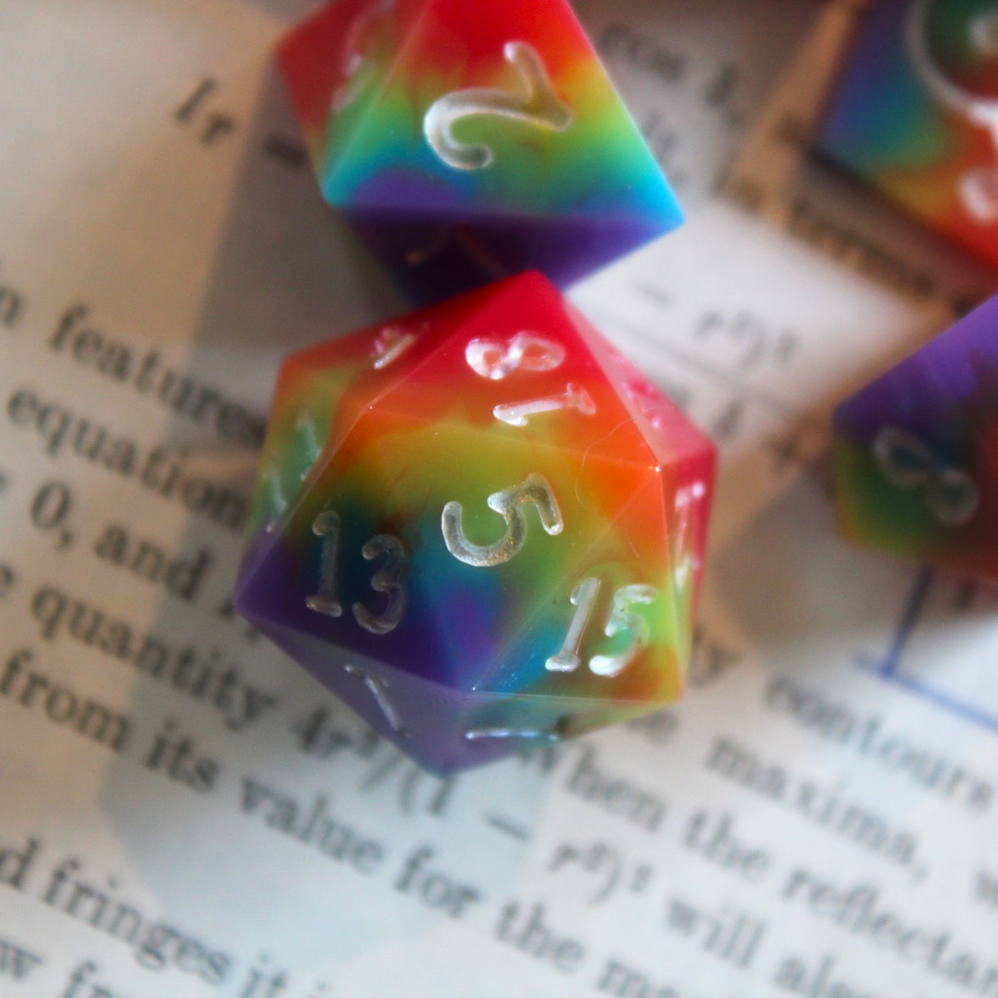 Handmade Heat Map Dice