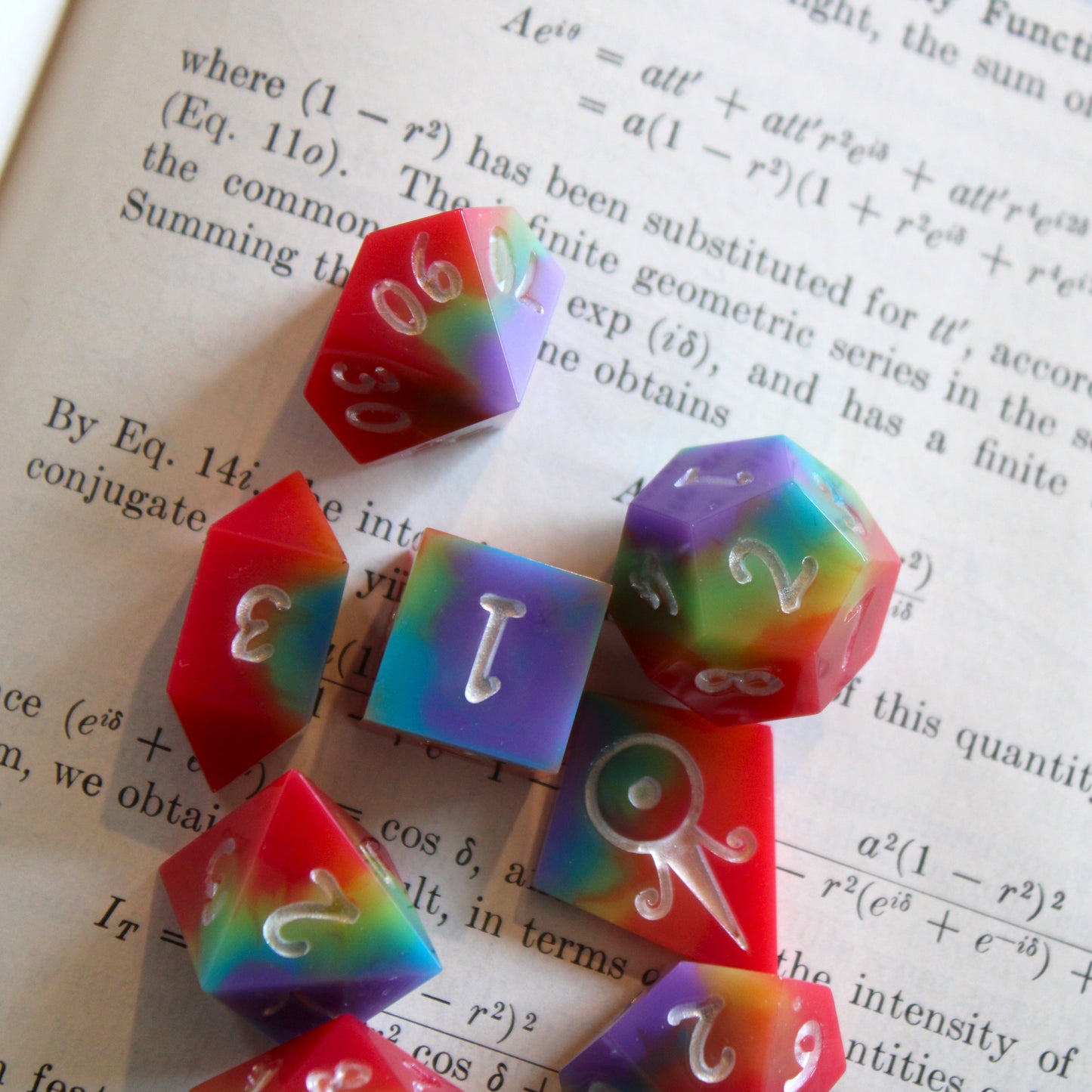 Handmade Heat Map Dice