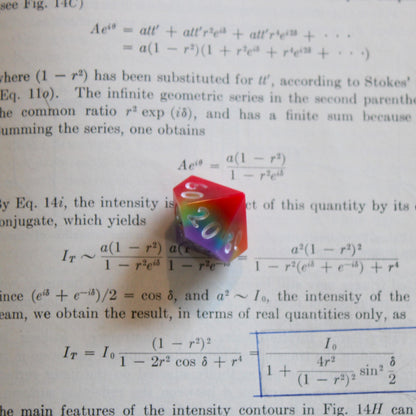 Handmade Heat Map Dice