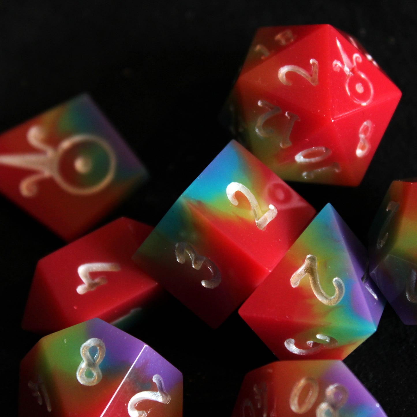 Handmade Heat Map Dice