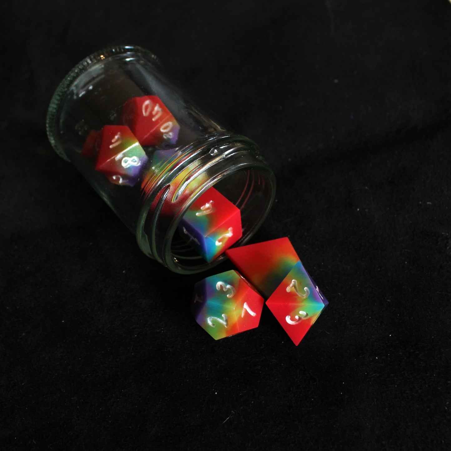 Handmade Heat Map Dice