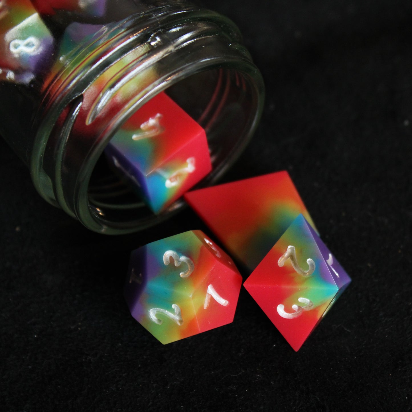 Handmade Heat Map Dice