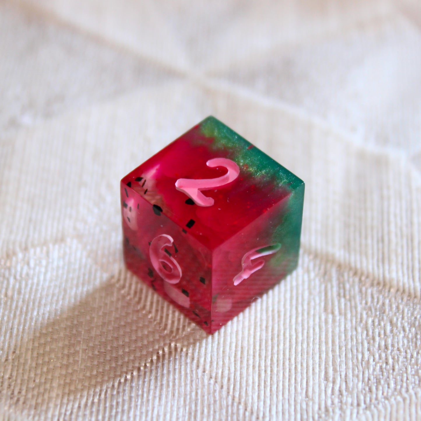 Handmade Watermelon Dice