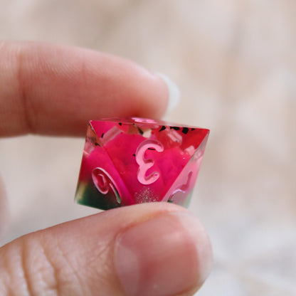 Handmade Watermelon Dice