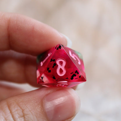 Handmade Watermelon Dice