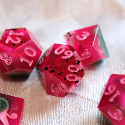 Handmade Watermelon Dice