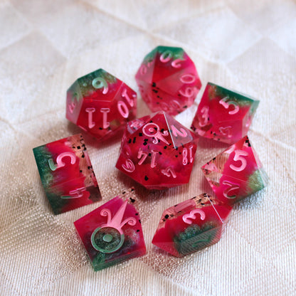 Handmade Watermelon Dice