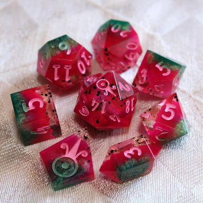 Handmade Watermelon Dice