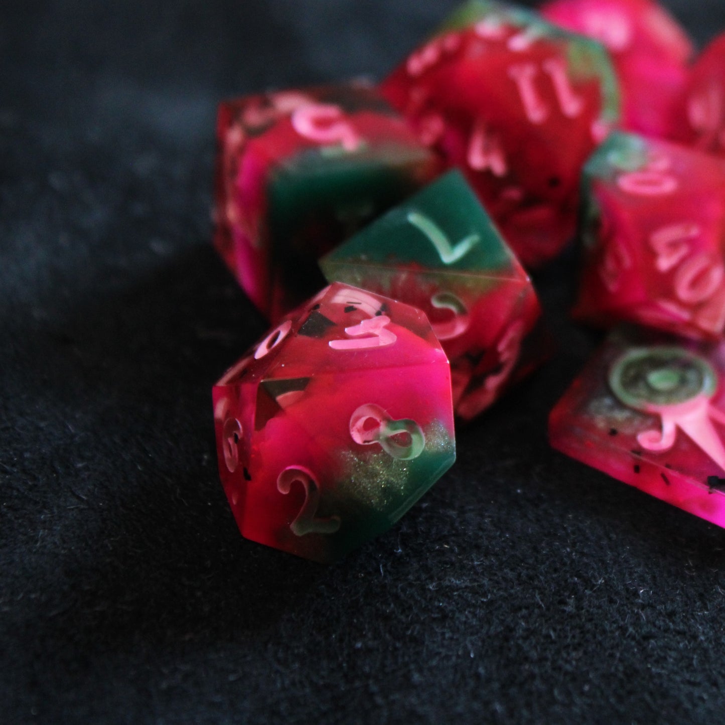 Handmade Watermelon Dice