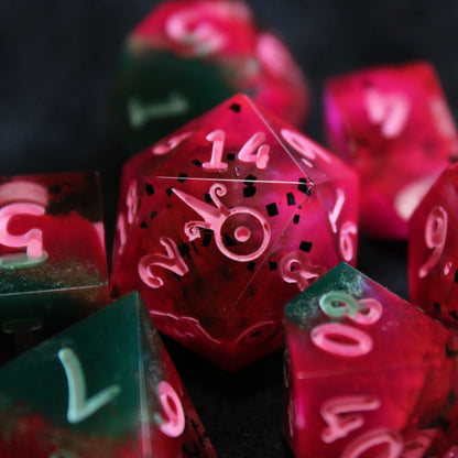 Handmade Watermelon Dice