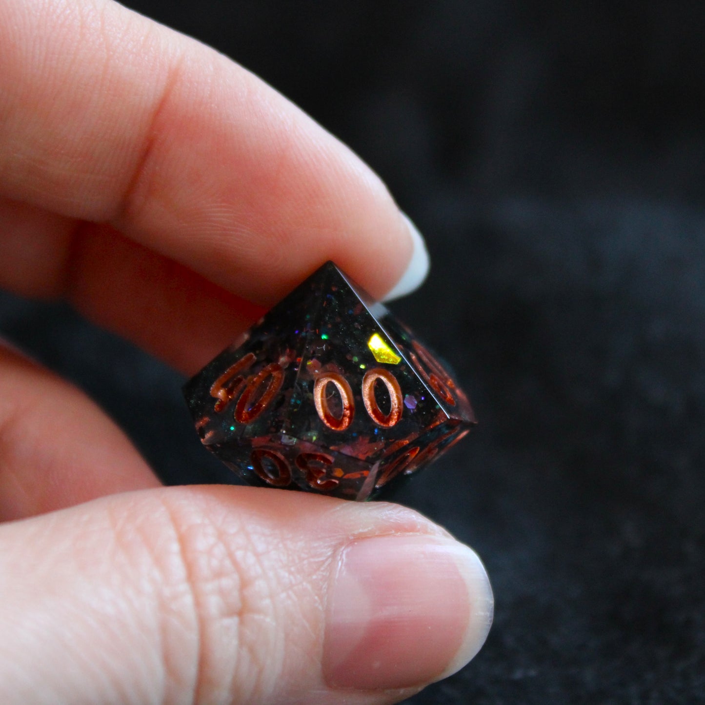 Handmade Tinkerer's Workshop Dice (Glow-in-the-dark!)