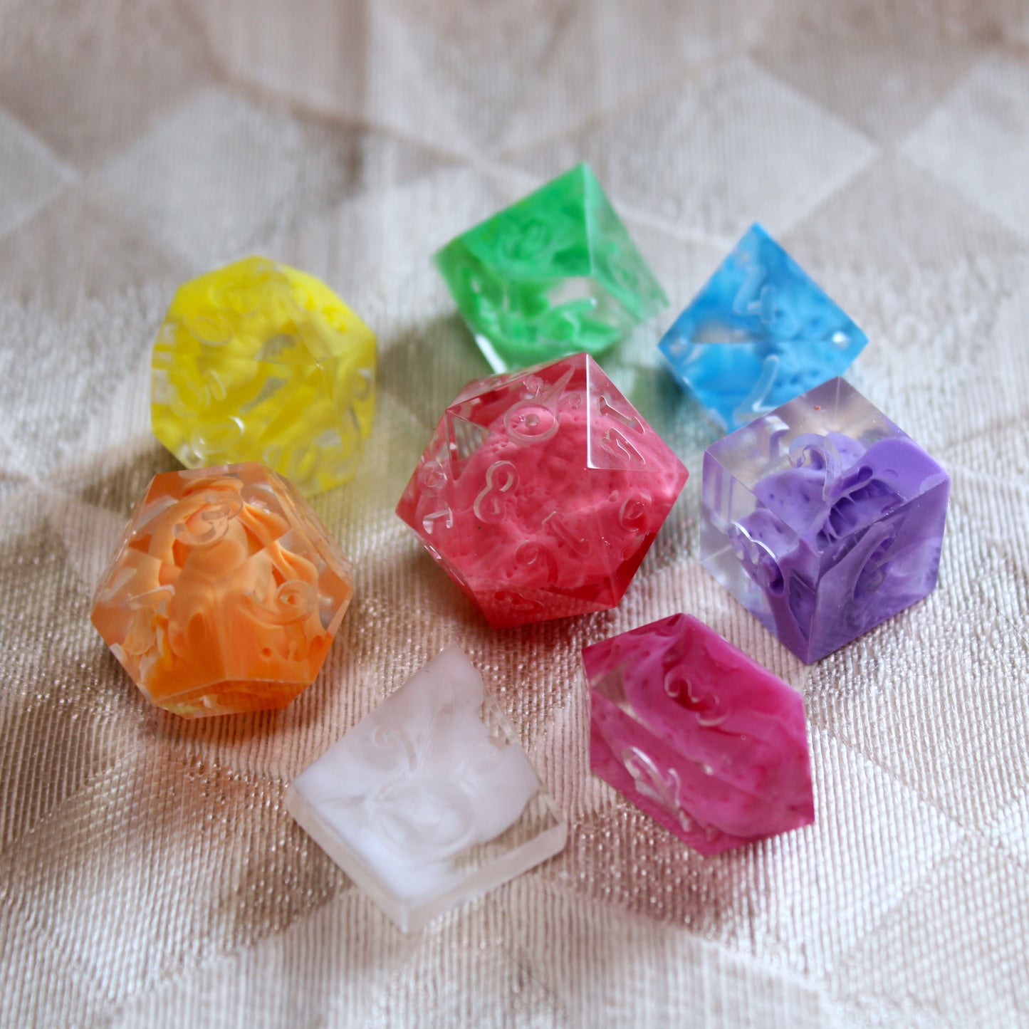 RAW Handmade Pastel Paradise Dice