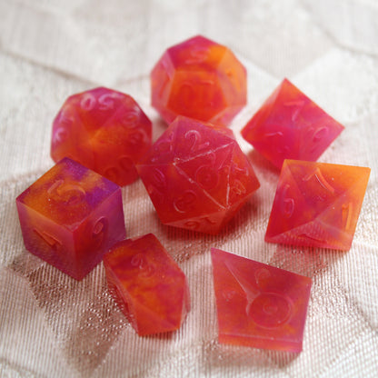 RAW Handmade Tropical Vacation Dice (Glow-in-the-dark!)