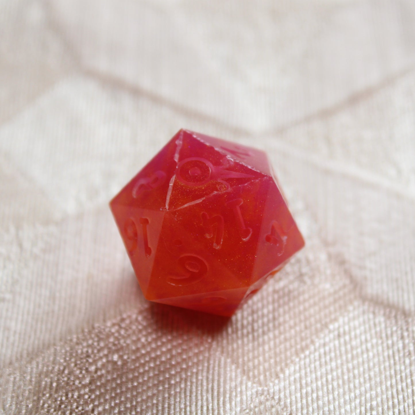 RAW Handmade Tropical Vacation Dice (Glow-in-the-dark!)