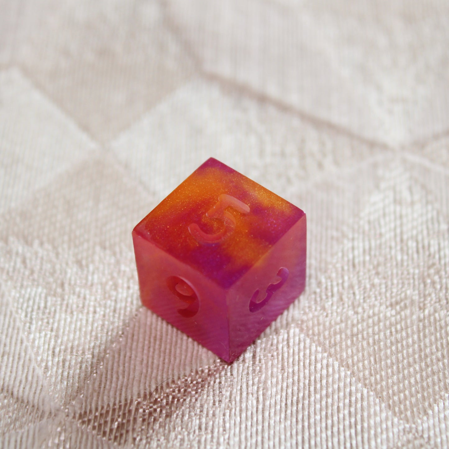 RAW Handmade Tropical Vacation Dice (Glow-in-the-dark!)