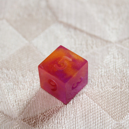 RAW Handmade Tropical Vacation Dice (Glow-in-the-dark!)