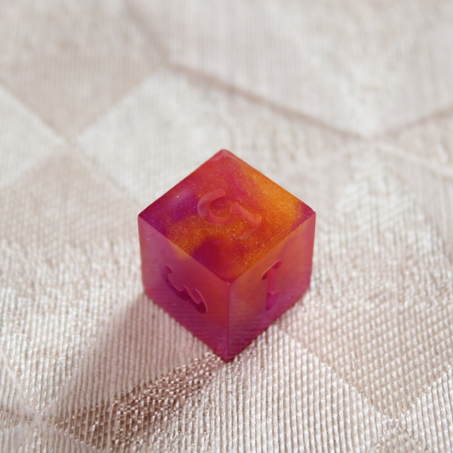 RAW Handmade Tropical Vacation Dice (Glow-in-the-dark!)