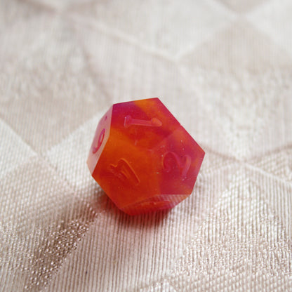 RAW Handmade Tropical Vacation Dice (Glow-in-the-dark!)