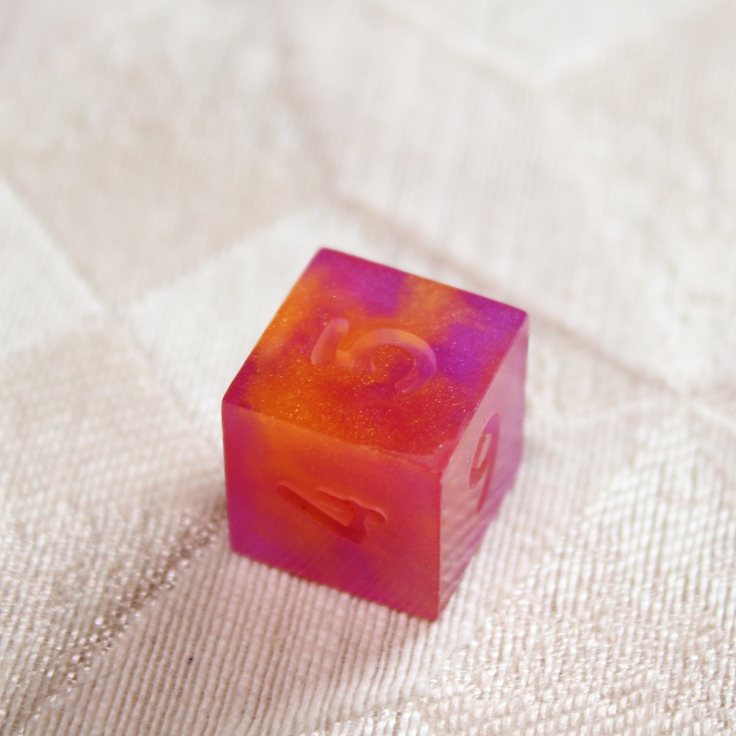 RAW Handmade Tropical Vacation Dice (Glow-in-the-dark!)