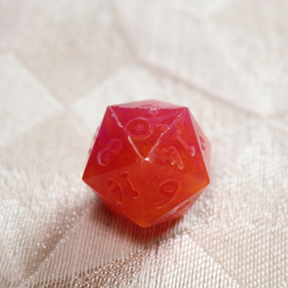 RAW Handmade Tropical Vacation Dice (Glow-in-the-dark!)