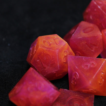 RAW Handmade Tropical Vacation Dice (Glow-in-the-dark!)