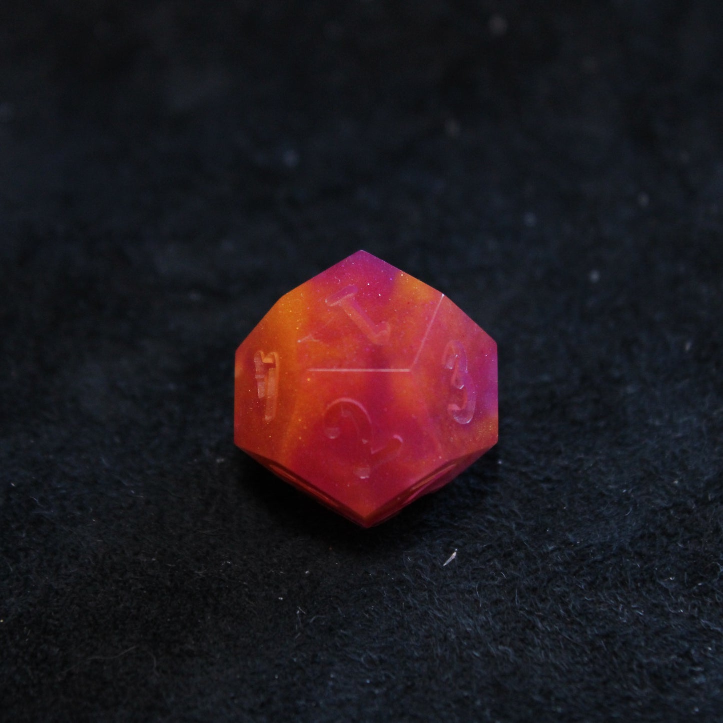 RAW Handmade Tropical Vacation Dice (Glow-in-the-dark!)