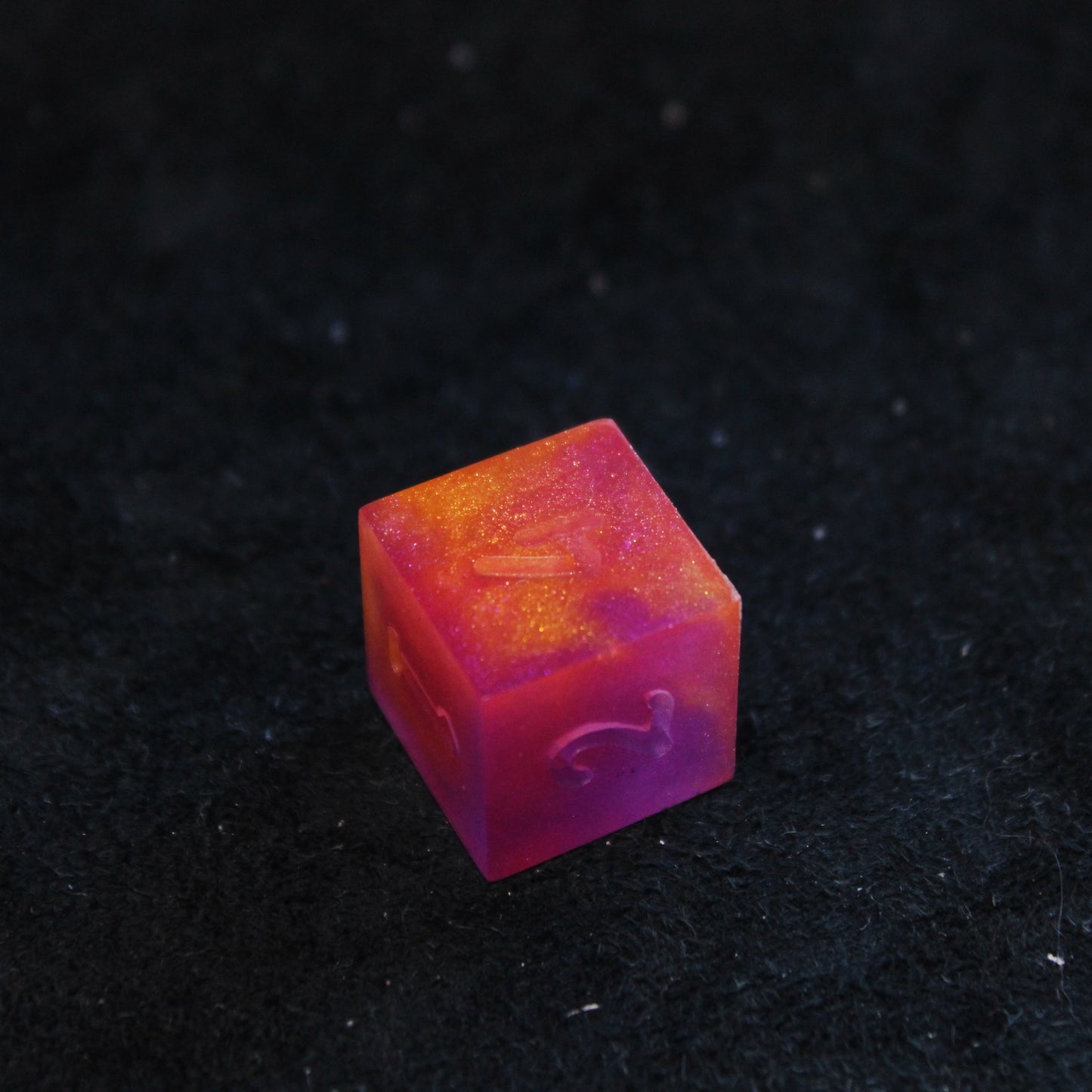 RAW Handmade Tropical Vacation Dice (Glow-in-the-dark!)