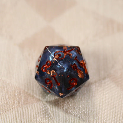 Handmade Tumultuous Waters d20