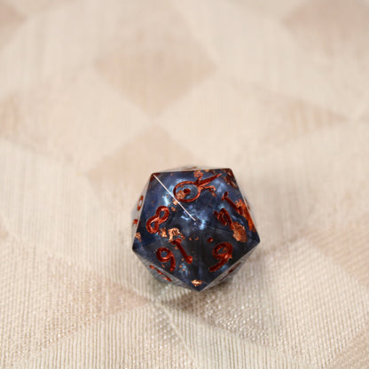 Handmade Tumultuous Waters d20