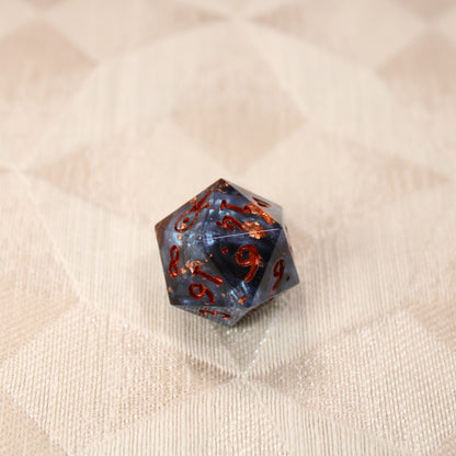 Handmade Tumultuous Waters d20