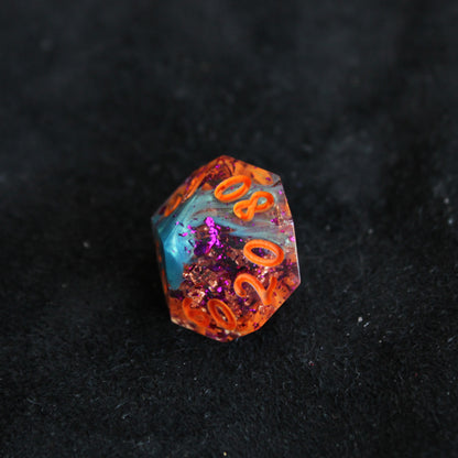 Handmade Autumn Fright Dice