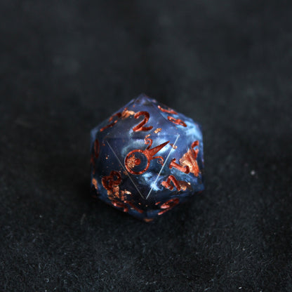 Handmade Tumultuous Waters d20