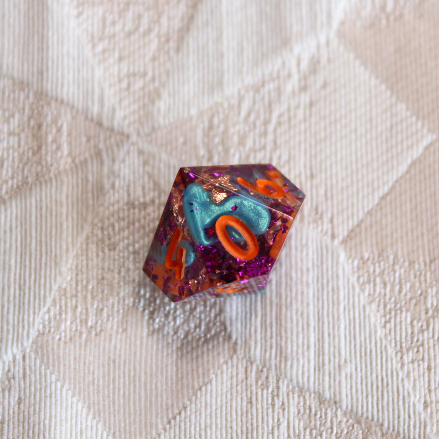 Handmade Autumn Fright Dice