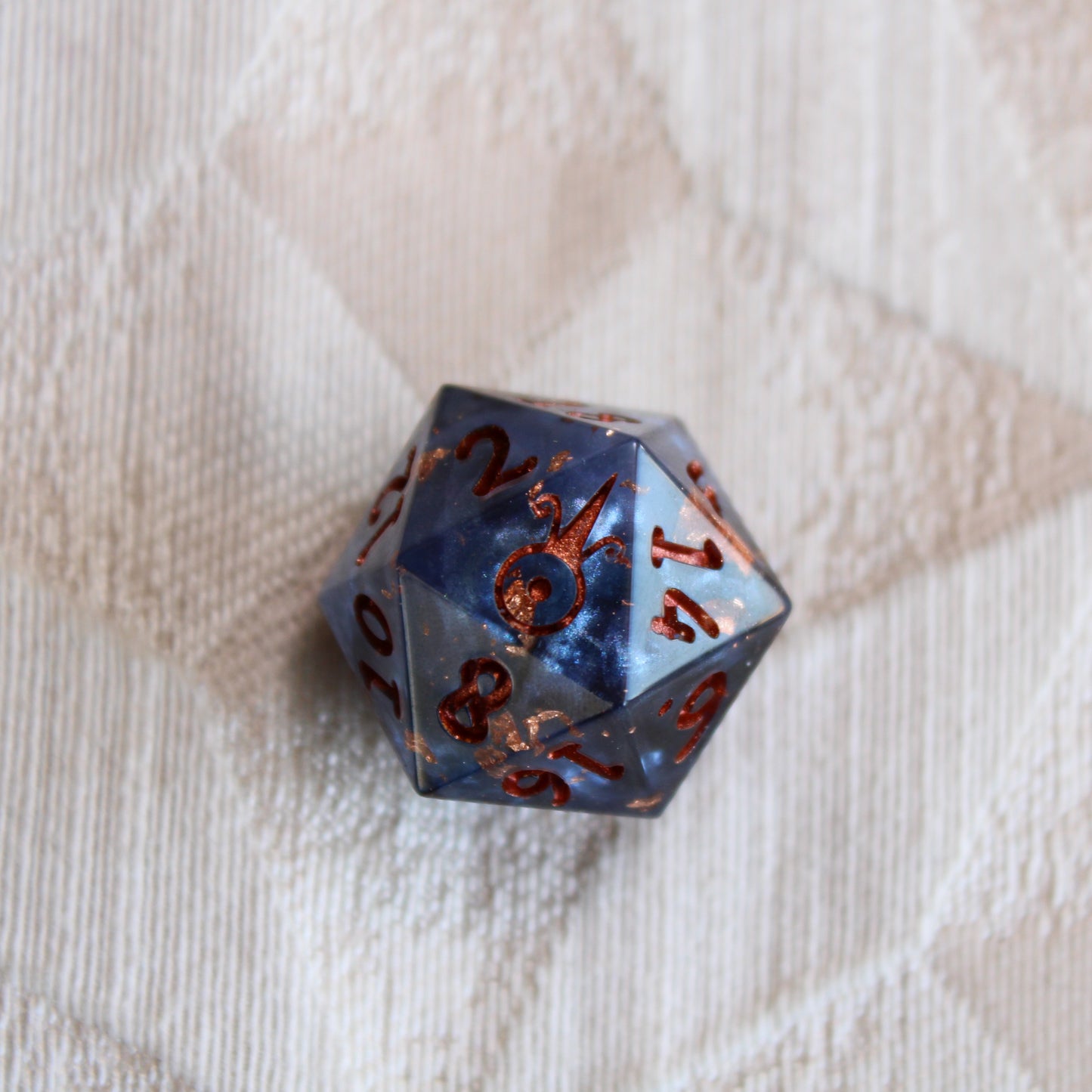 Handmade Tumultuous Waters d20