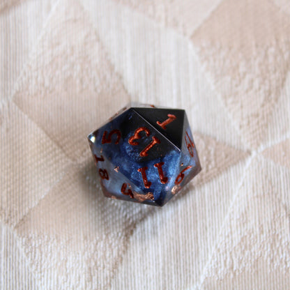 Handmade Tumultuous Waters d20