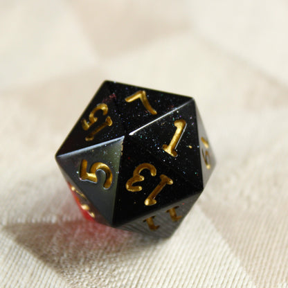 Handmade Molten Core d20