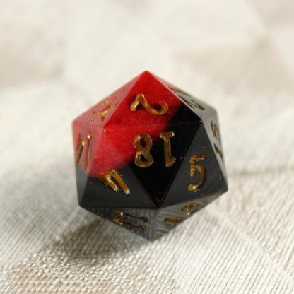 Handmade Molten Core d20