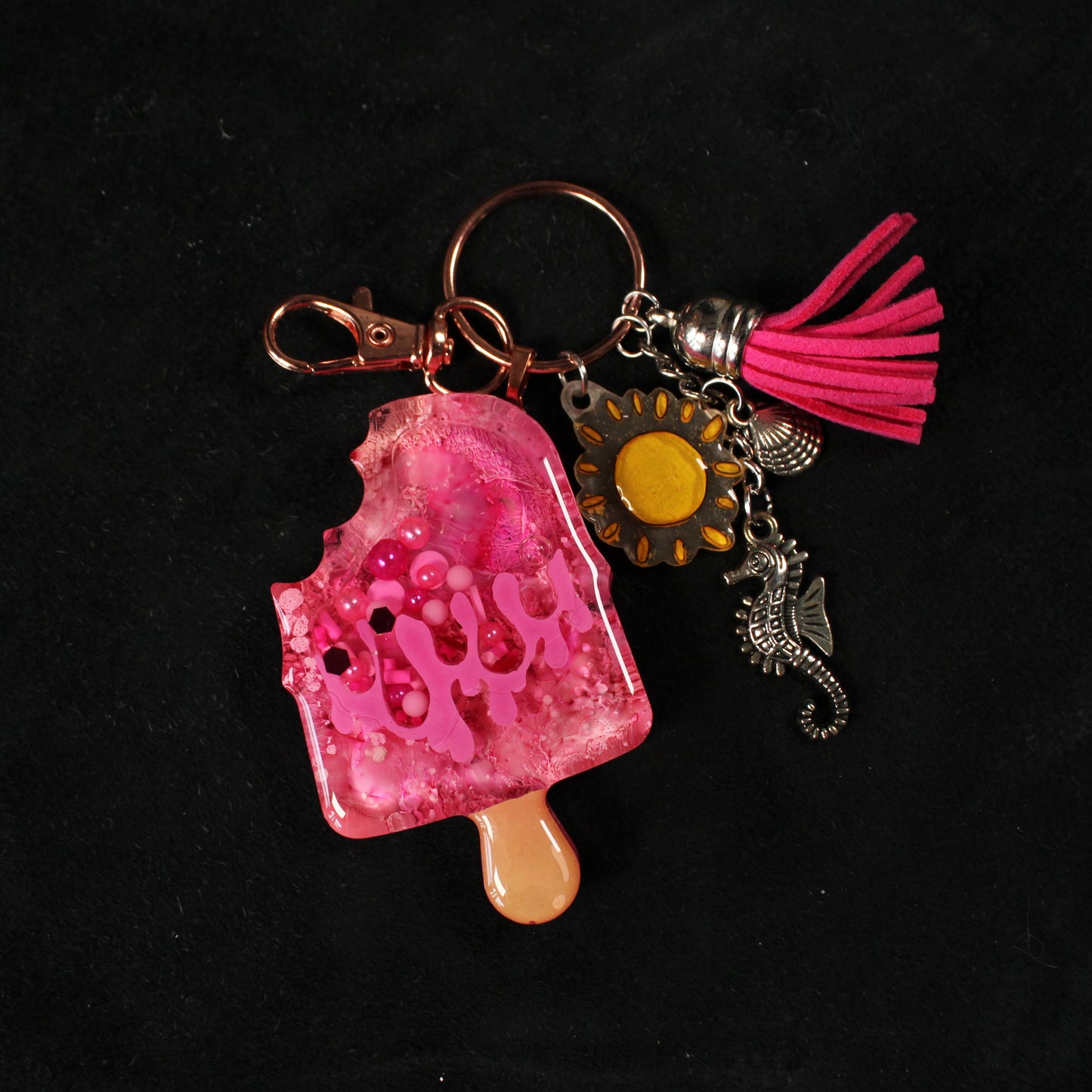 Summer Popsicle Shaker Charm
